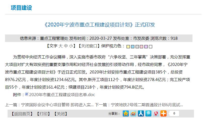 2020年余姚這些項目將重點建設！