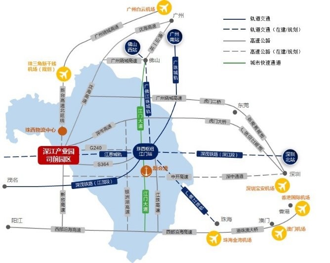 廣東江門(mén)江海區(qū)設(shè)備五金模具機(jī)械加工廠房庫(kù)房網(wǎng)中南高科
