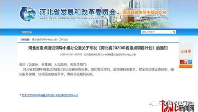 總投資近2萬(wàn)億！2020年河北省重點(diǎn)項(xiàng)目計(jì)劃發(fā)布共536個(gè)項(xiàng)目！