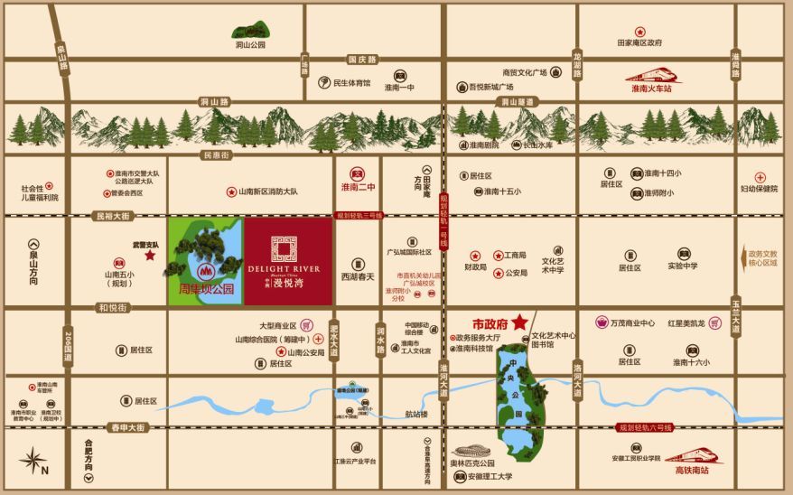 淮南C位出道！淮南山南二中旁進駐大牌房企！項目效果圖曝光預計住宅總戶數(shù)約1500戶進來了解一下！